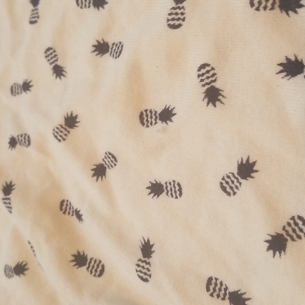 J.Crew XXS Dark Navy and White Pinapple Sweater - Picture 3 of 4